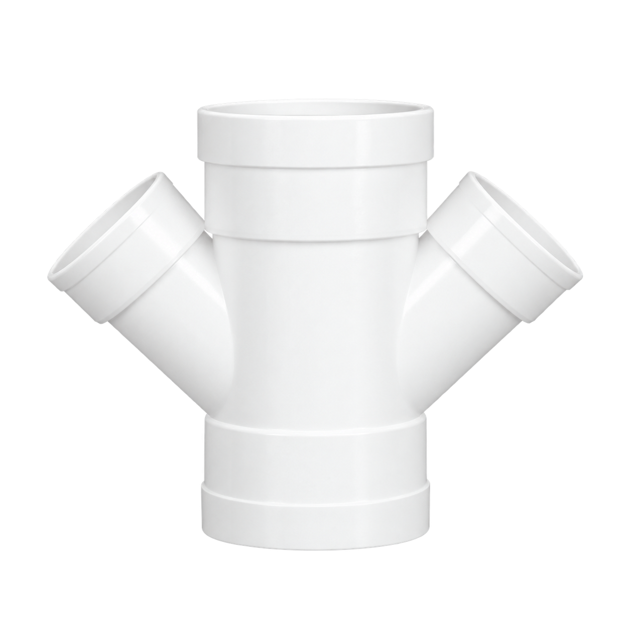 PVC-U 45° Reducing Wye Cross