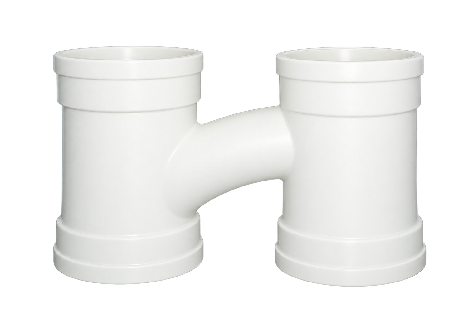 PVC-U One-Piece H-Branch Pipe