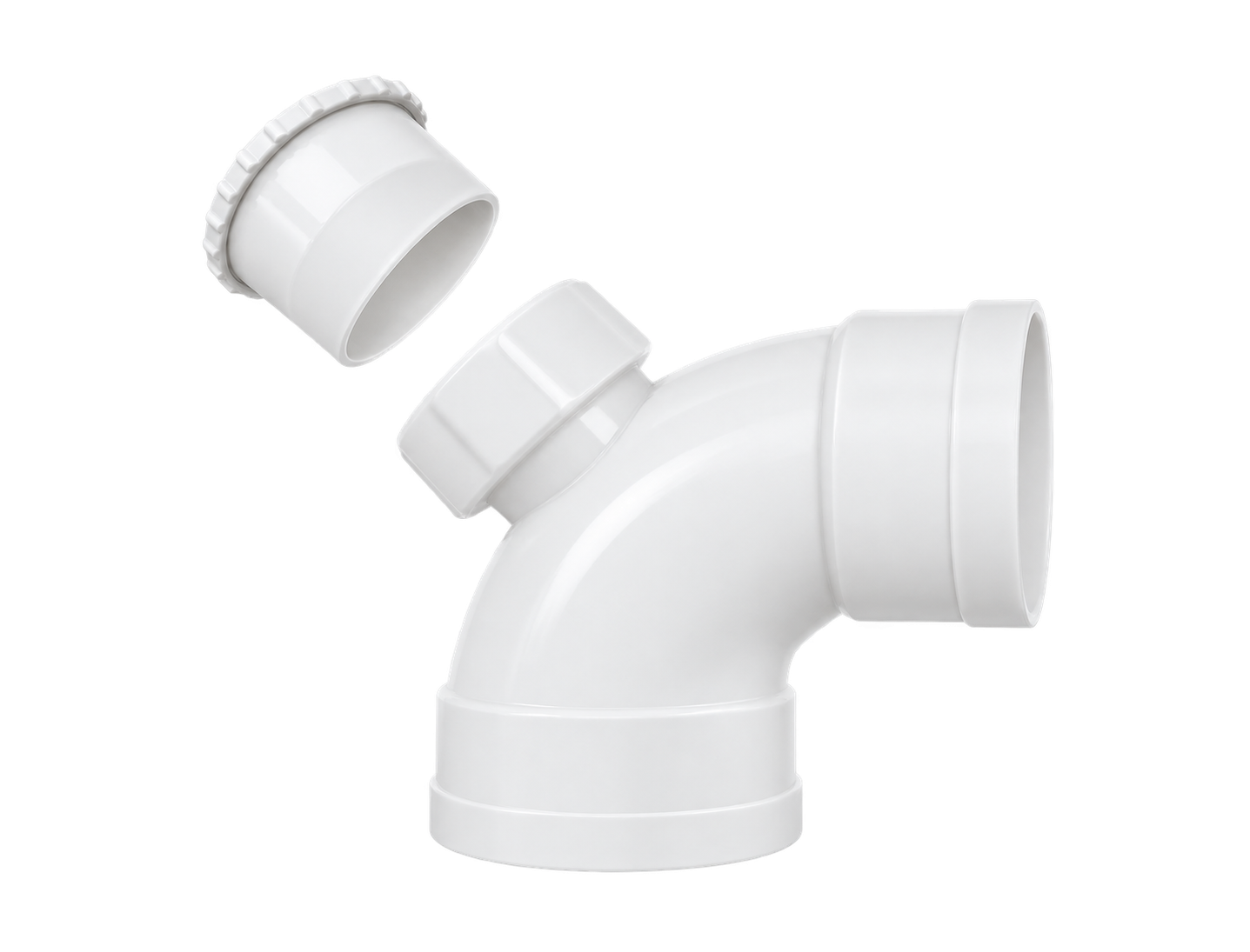 PVC-U 90° Elbow with Access Cover