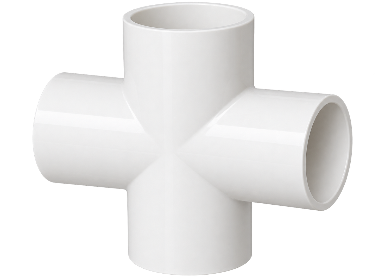 បំពង់ PVC ៤ ផ្លូវ រាងឈើឆ្កាង DN20