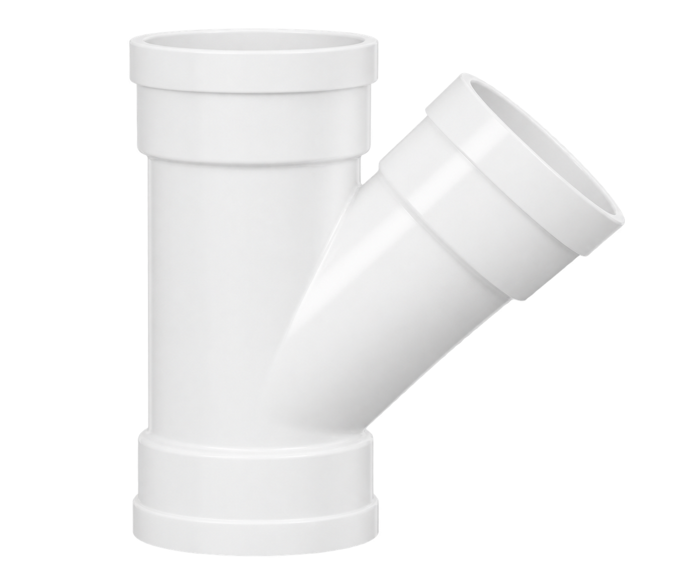 PVC-U 45° Equal Tee