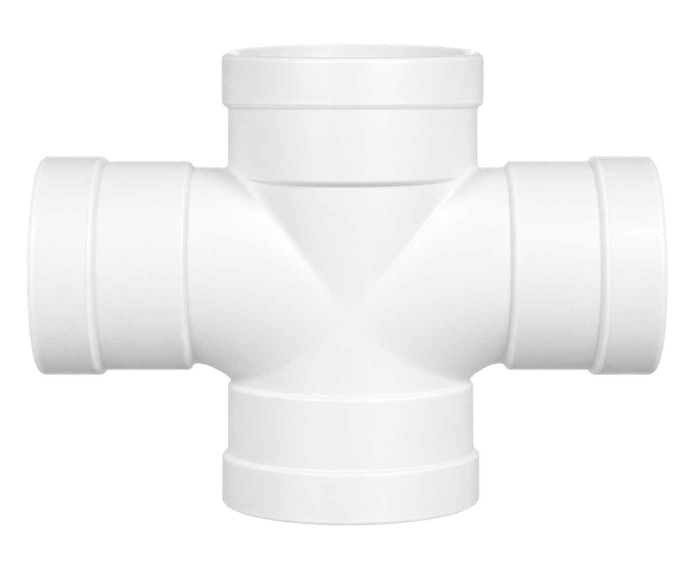 PVC-U Equal Sweep Cross