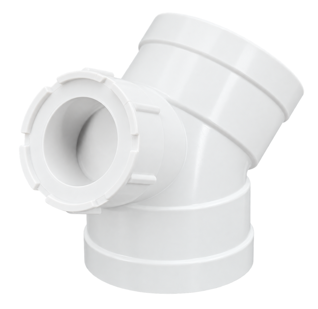 PVC-U 45° Elbow with Inspection Port