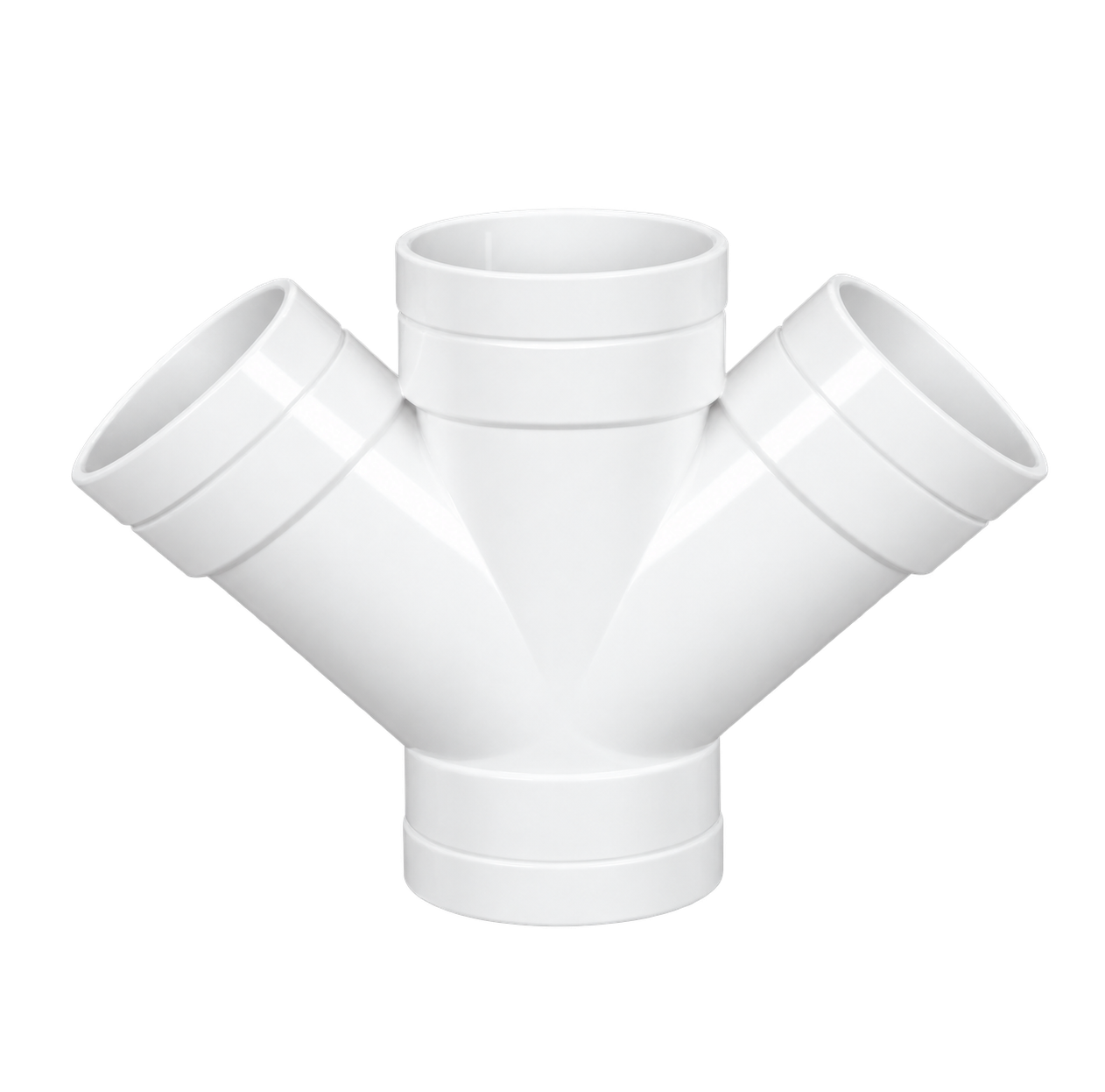 PVC-U 45° Equal Wye Cross
