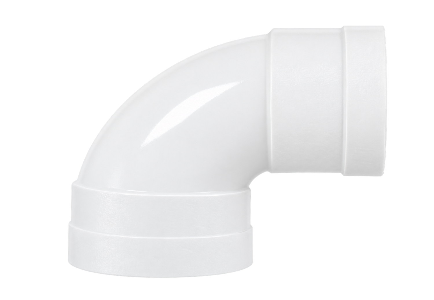 PVC-U 90° Long-Radius Elbow