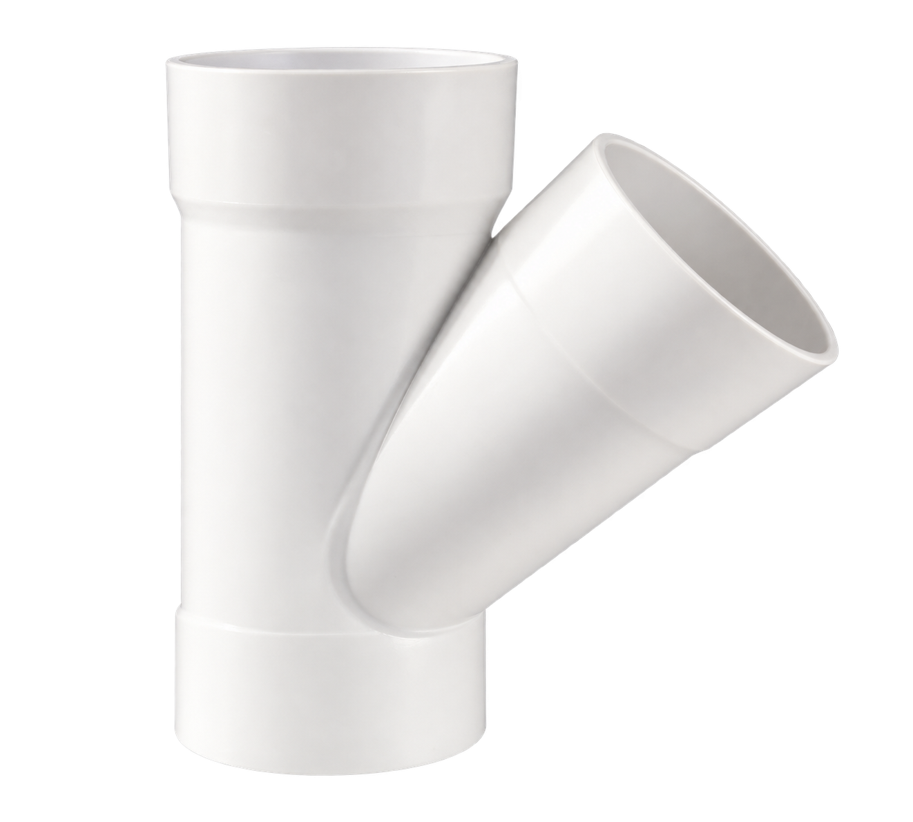 PVC-U 45° Welded Wye Tee