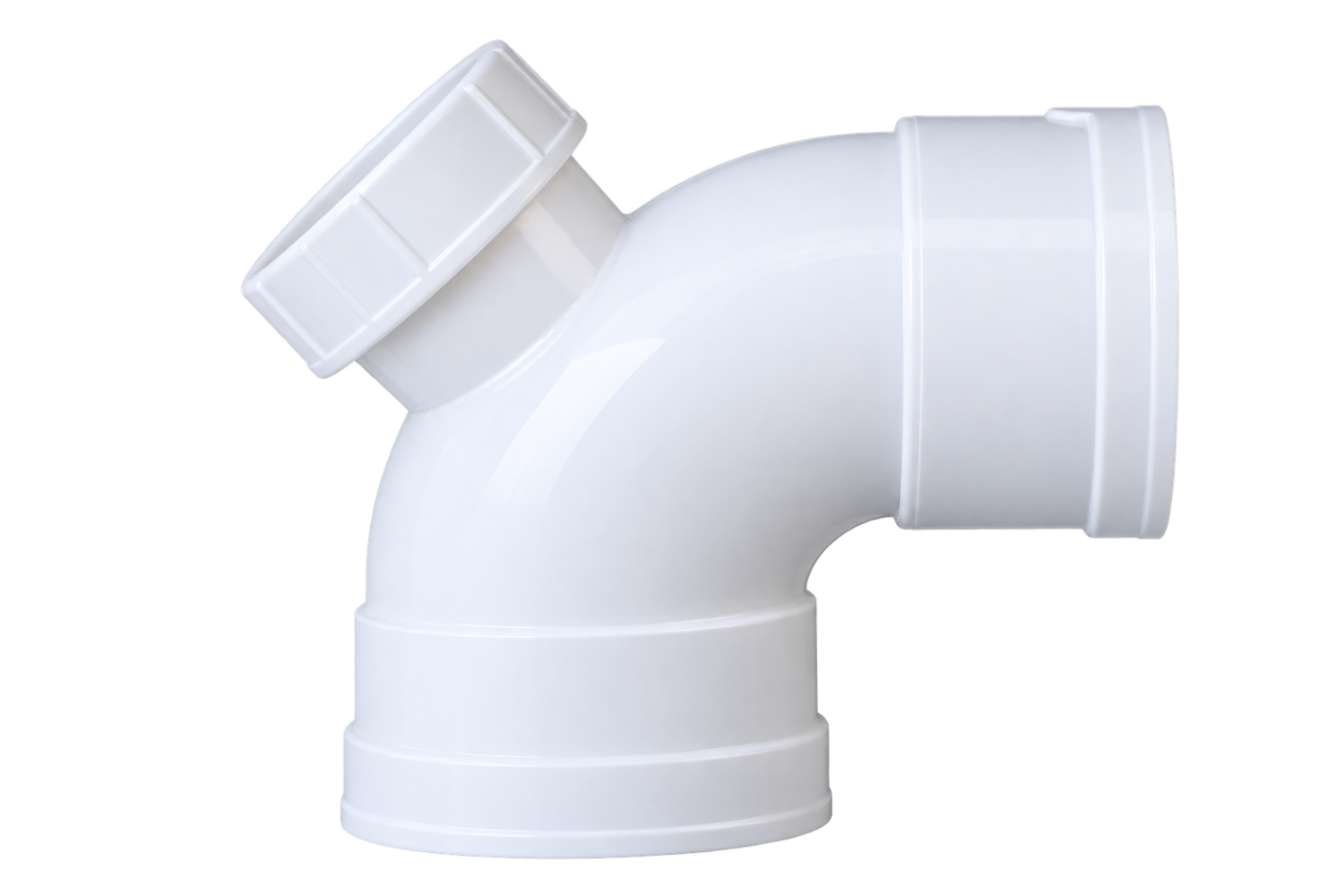 PVC-U 90° Elbow with Inspection Port